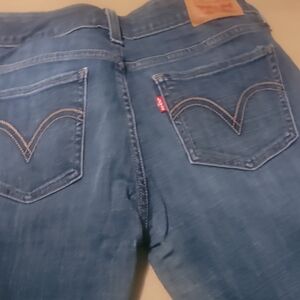 Levi's Women's Blue Jeans with Signature Back Pockets